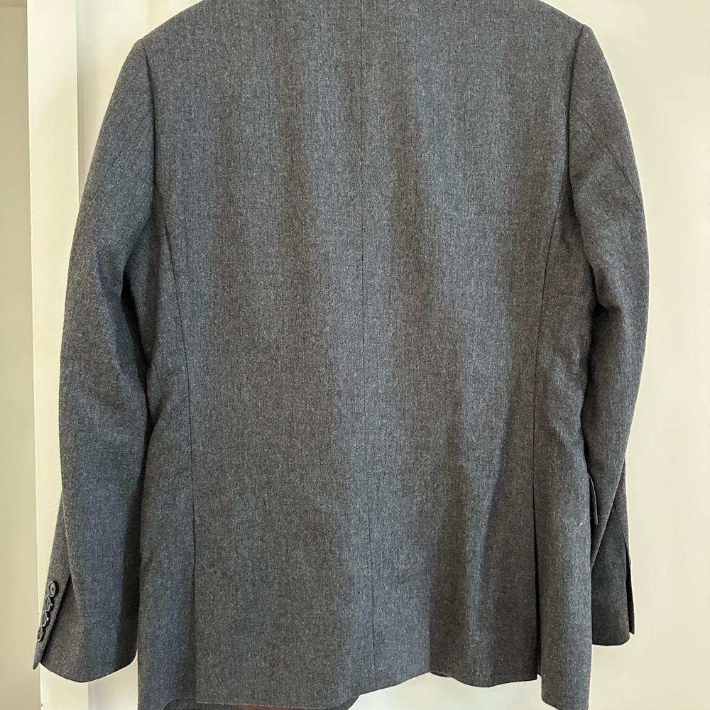 Jcrew Ludlow Italian Wool Mens Gray Blazer 38s